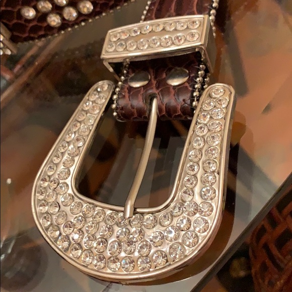 Studded belt real leather very nice quality - Picture 2 of 6